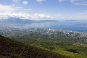 View-of-gulf-of-Naples-Italy-from-Vesuvius-volcano-altitude